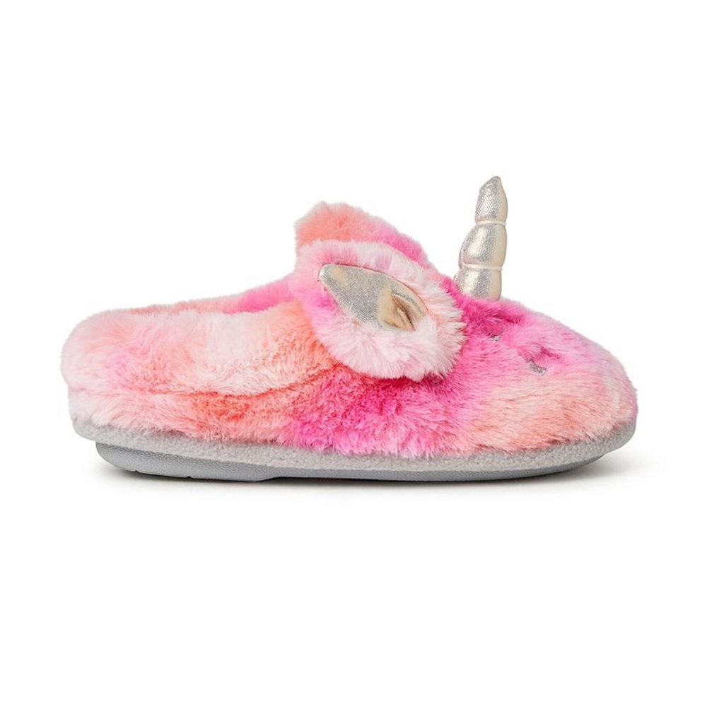 Dearfoams Unicorn Slipper size 2-3